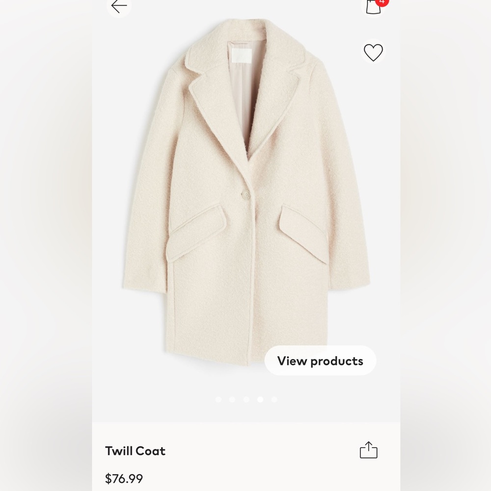 H&M Twill Coat